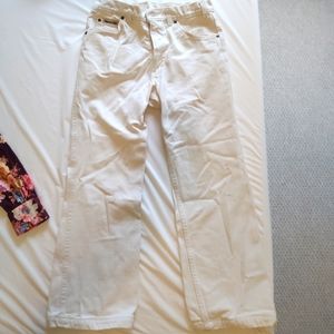 70s white Levi's pants